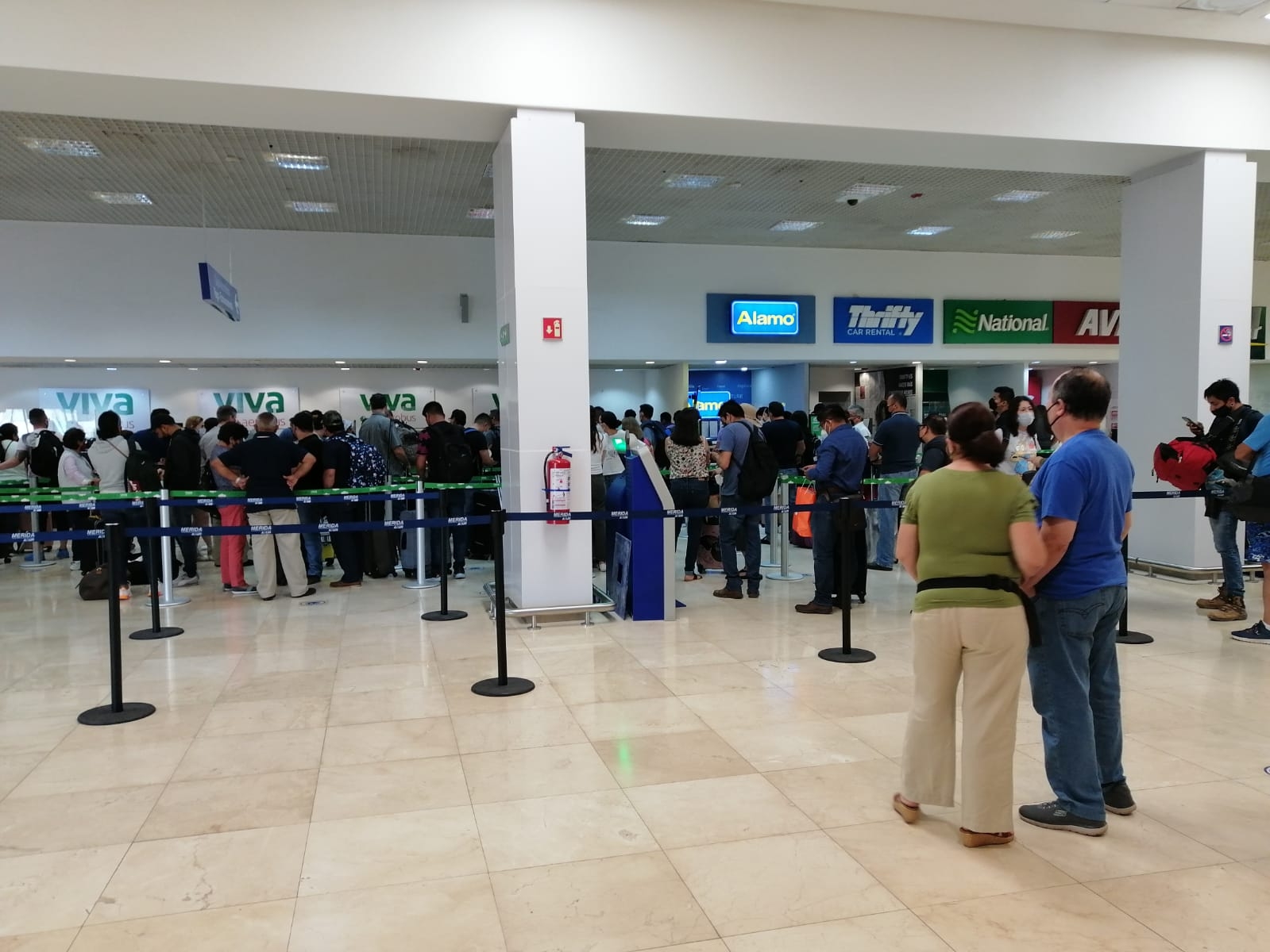 La mayor cantidad de vuelos fueron nacionales