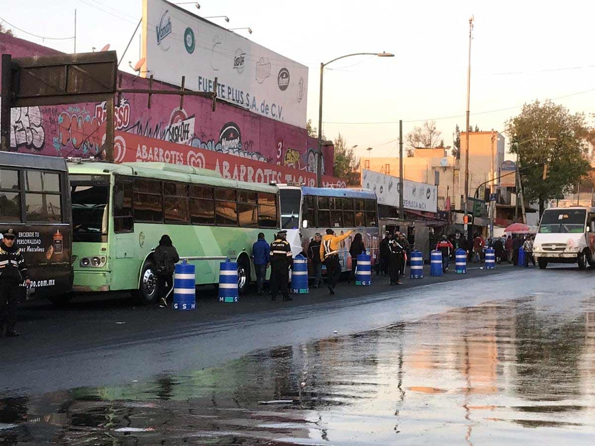 El paradero de Tacubaya fue el punto en el que se registró la pelea que quedó grabada y fue compartida en redes sociales de ambos choferes El paradero de Tacubaya fue el punto en el que se registró la pelea que quedó grabada y fue compartida en redes sociales de ambos choferes