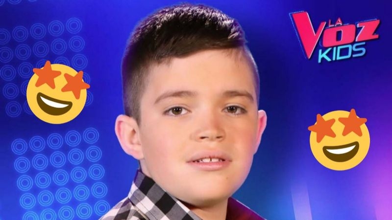 La presentación del pequeño no solo impresionó a los coaches, sino también al público en general
