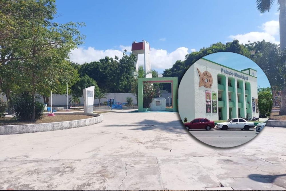 Uno de los sitios el mal estado es el Parque a la Madre en Chetumal, que se localiza sobre la avenida Efraín Aguilar