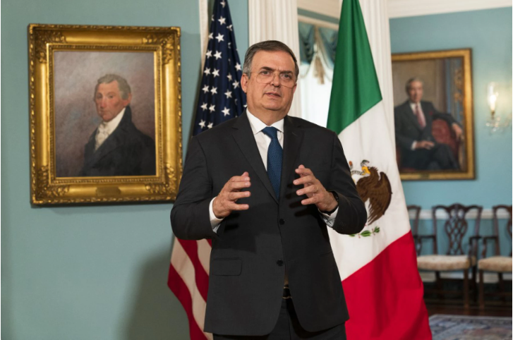 MArcelo Ebrard se reunió con el gobernador de California en la Cumbre de las Américas que se realiza en Los Ángeles