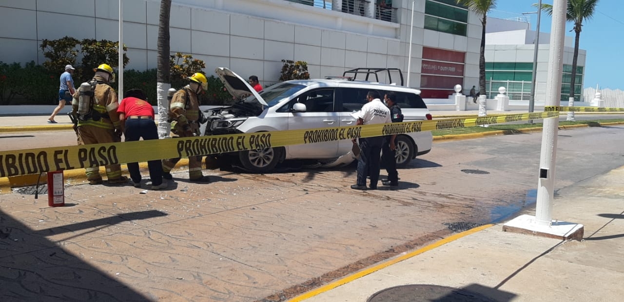 El auto fue remoldado al corralón de Cozumel