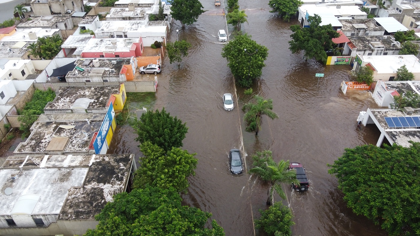 La zona con el mayor riesgo de inundación se ubica en el extremo norte de la ciudad La zona con el mayor riesgo de inundación se ubica en el extremo norte de la ciudad