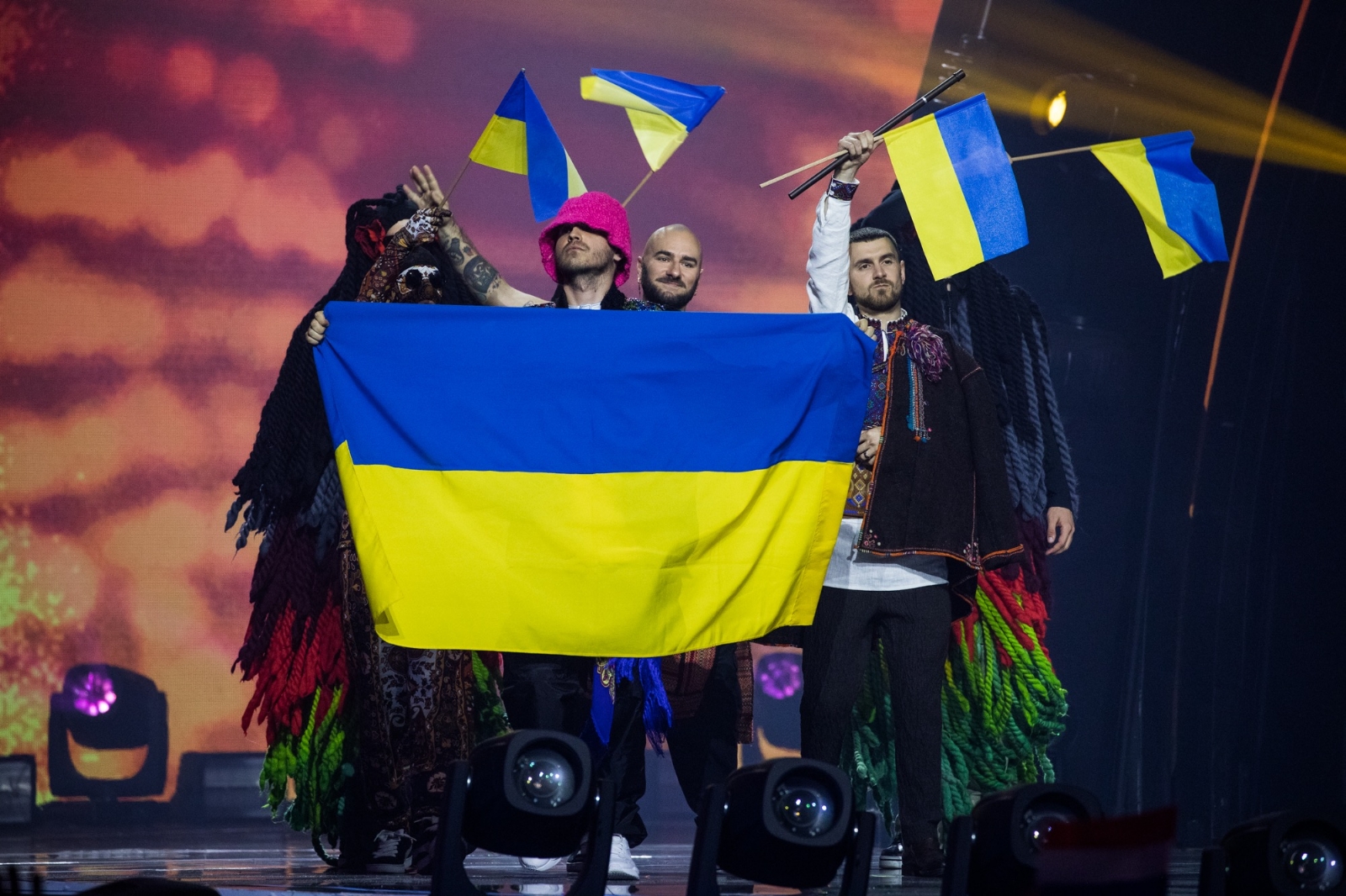 La banda ucraniana Kalush Orchestra conquistó este sábado Eurovisión 2022 La banda ucraniana Kalush Orchestra conquistó este sábado Eurovisión 2022