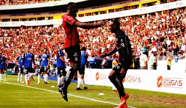 Chalá anotó el primer gol de este partido. Foto: @AtlasFC