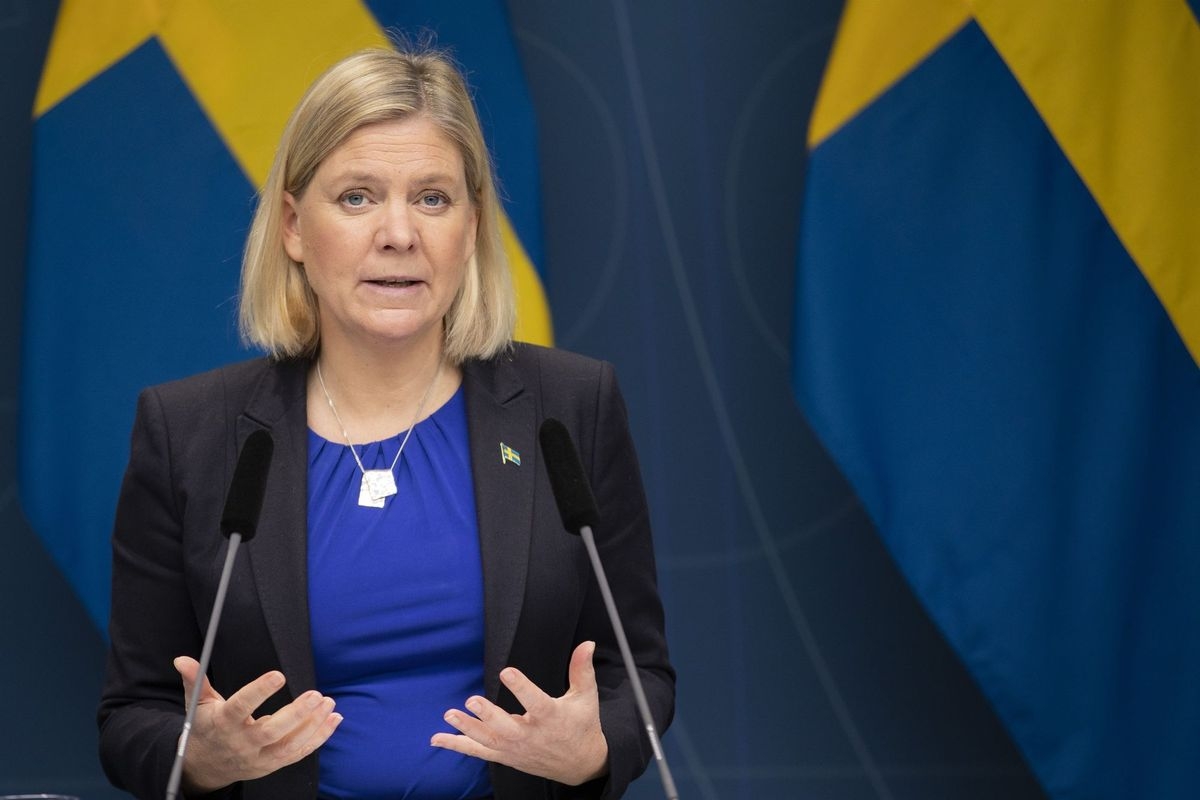 Magdalena Andersson informó sobre la incorporación de Suecia a la OTAN