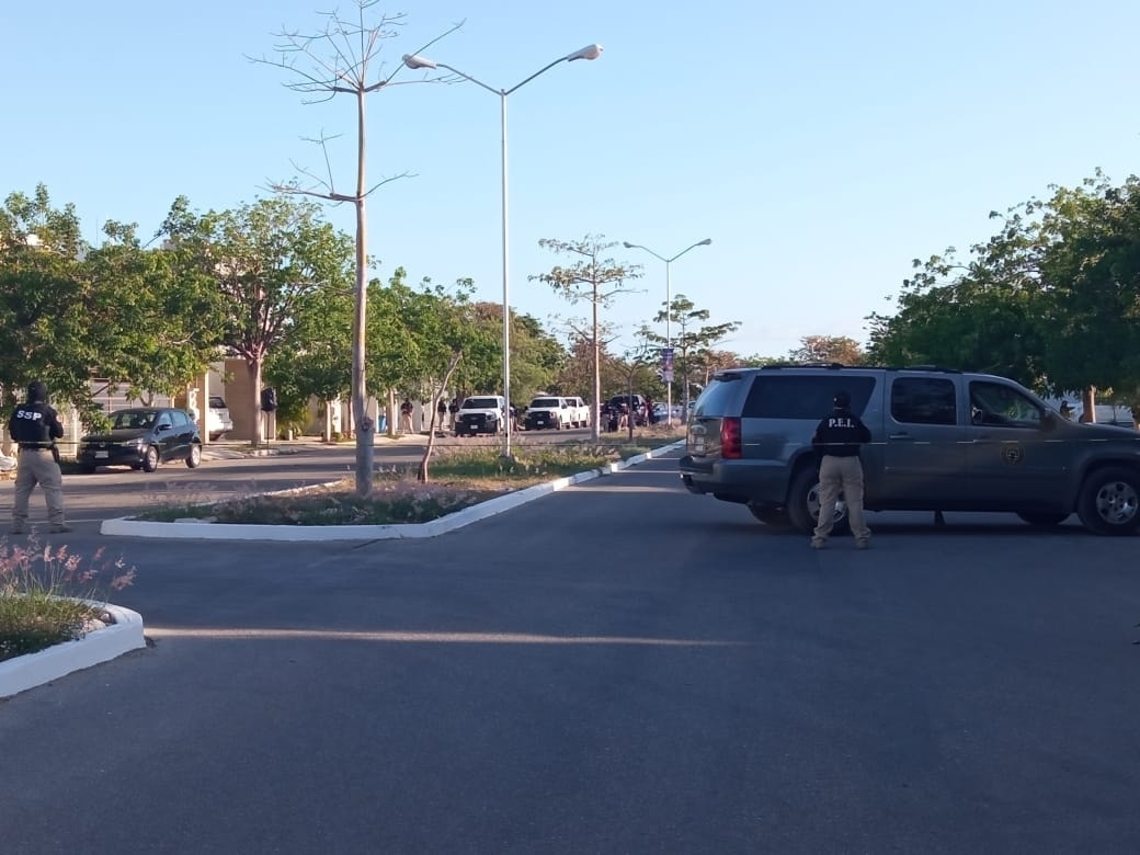 Un cateo se llevó a cabo en el fraccionamiento Las Américas de Mérida