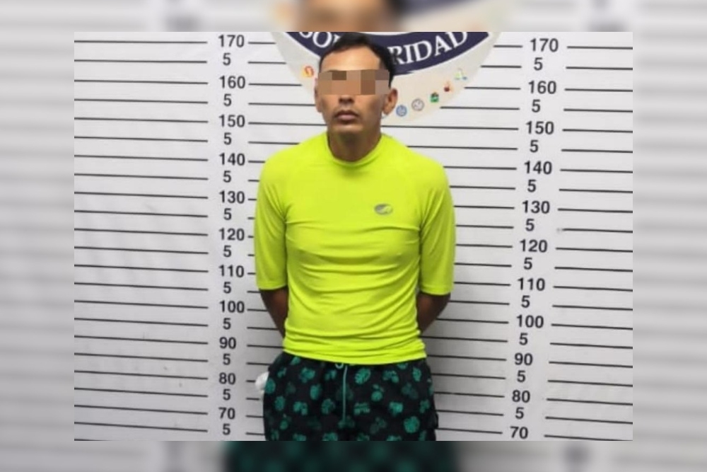 El detenido con droga fue llevado a la FGE Quintana Roo en Playa del Carmen, donde enfrentaría cargos por delitos contra la salud