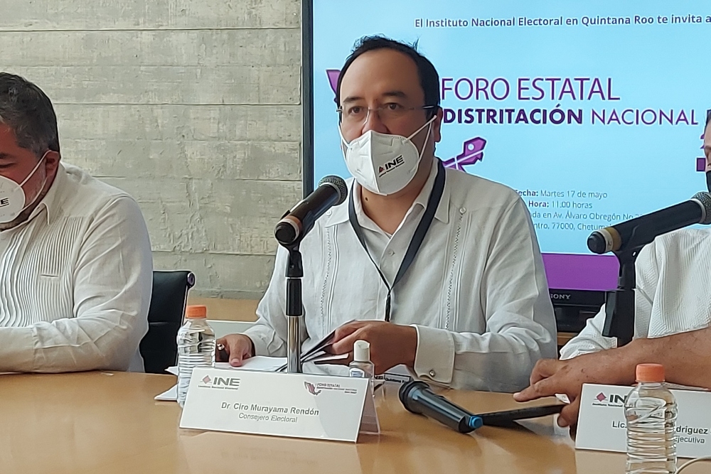 Ciro Murayama reveló que los trabajos de reajuste de votantes en los distritos se hará después de las elecciones del 5 de junio Ciro Murayama reveló que los trabajos de reajuste de votantes en los distritos se hará después de las elecciones del 5 de junio