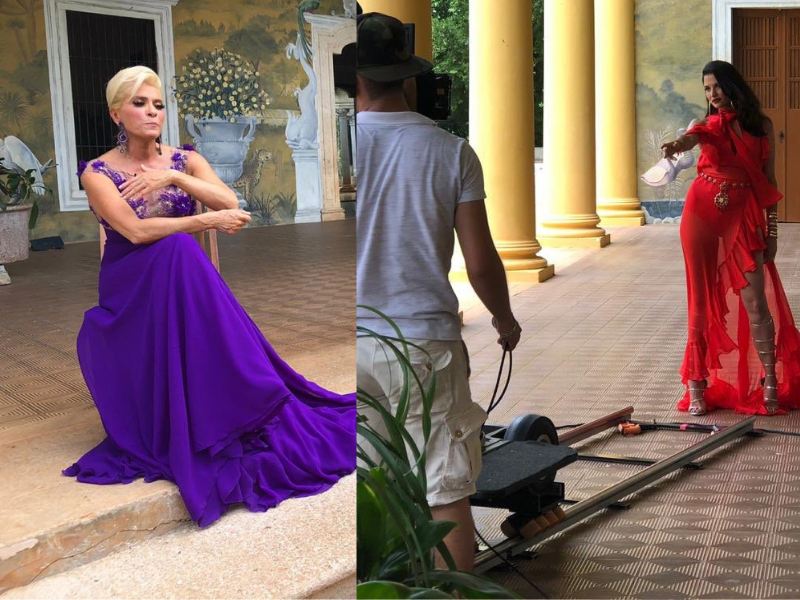 El videoclip se grabó en su totalidad en una hacienda de Yucatán