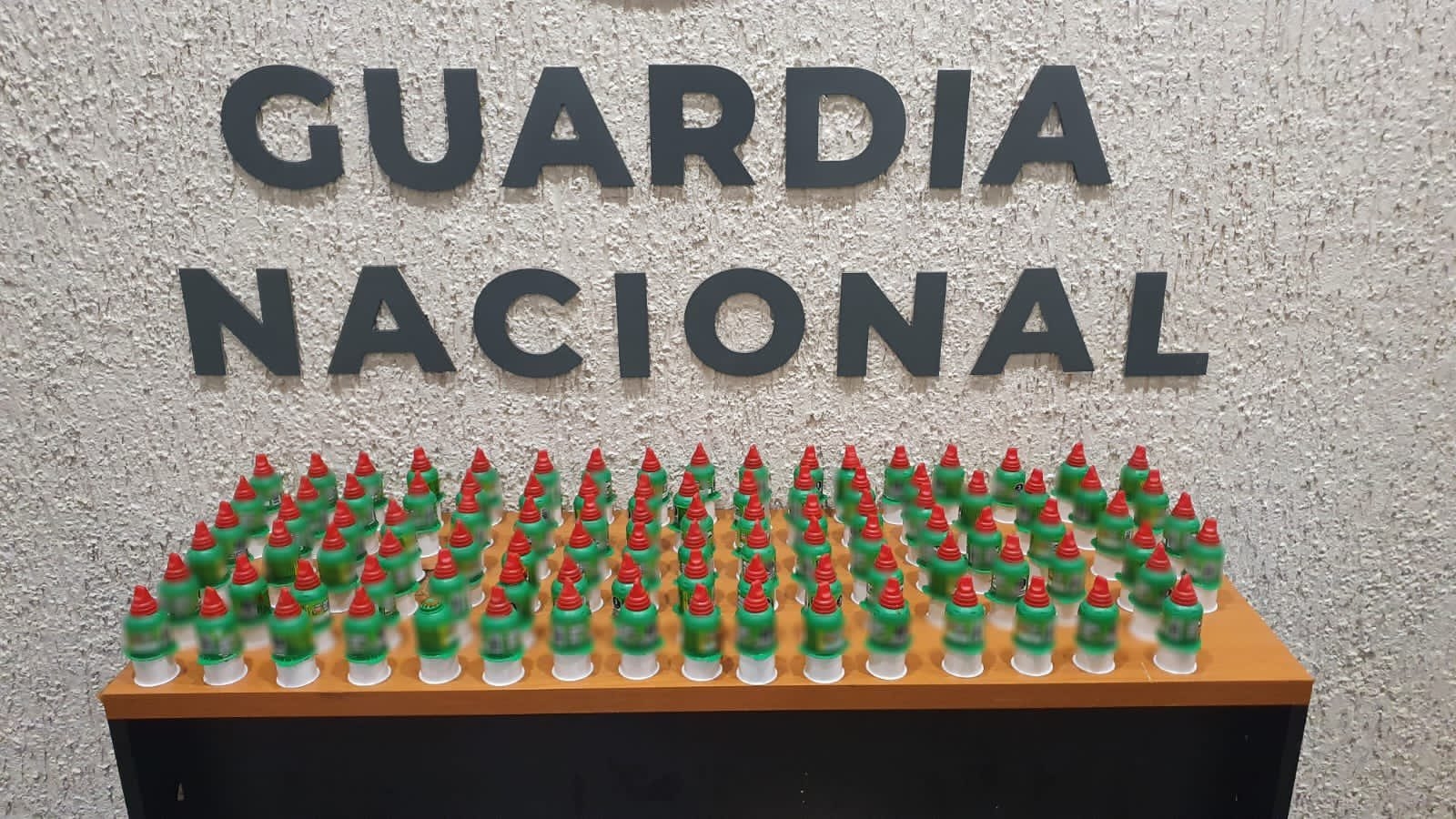 Los dulces quedaron a disposición de la Guardia Nacional Los dulces quedaron a disposición de la Guardia Nacional