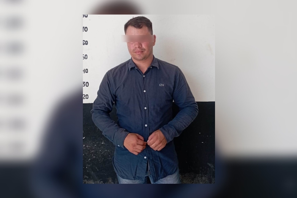 El colombiano detenido en Tizimín fue trasladado a Mérida para ser entregado a la SSP Yucatán y posteriormente al Instituto Nacional de Migración
