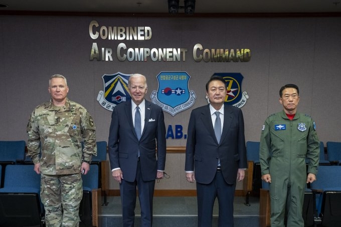 Joe Biden habló por primera vez de la enfermedad en su viaje a Asia. Foto: @POTUS