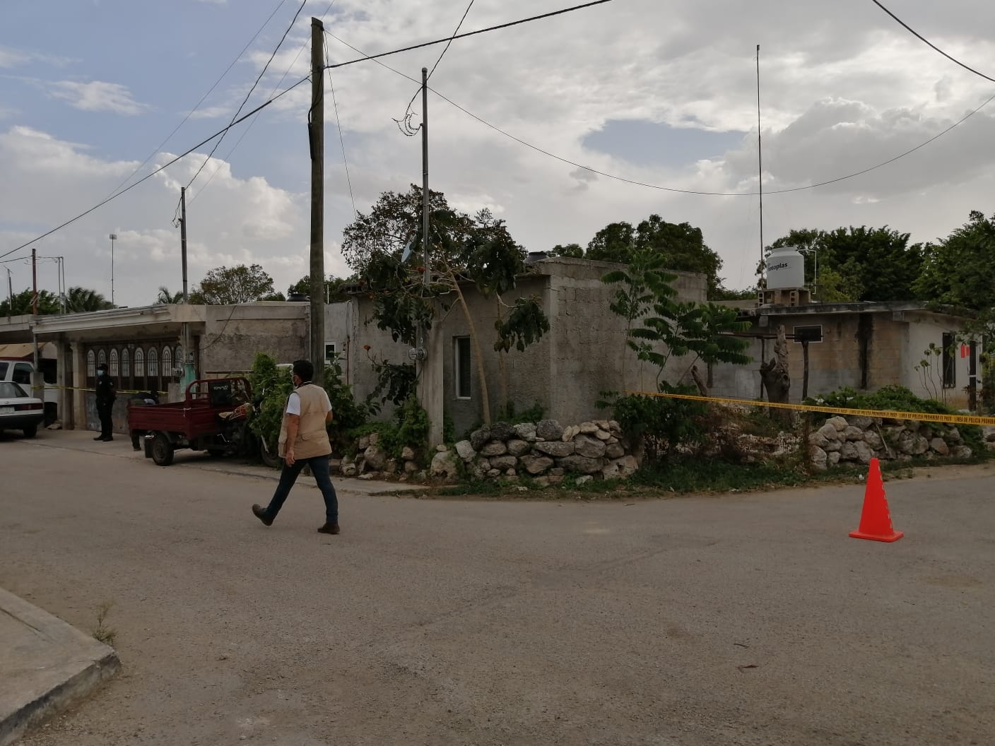 La policía llegó luego de que se hiciera la llamada al 911