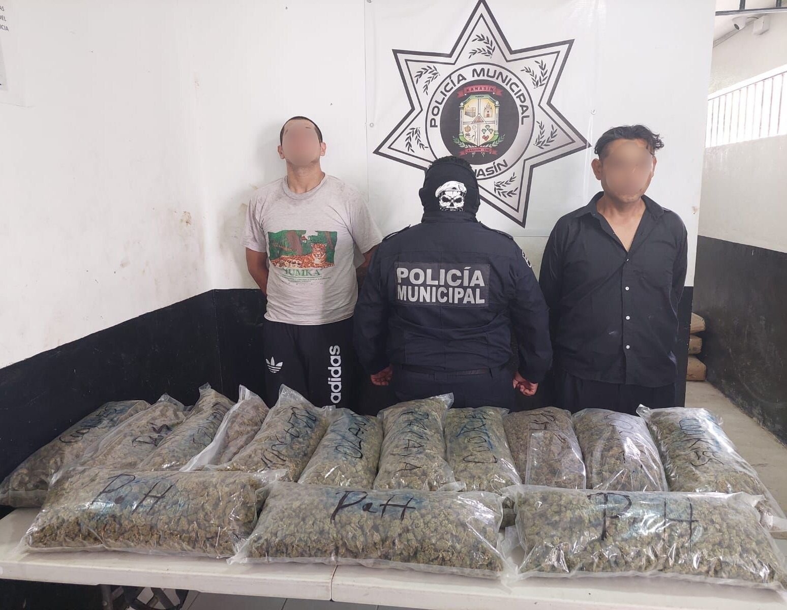 Los detenidos fueron enviados a la Fiscalía General de la República
