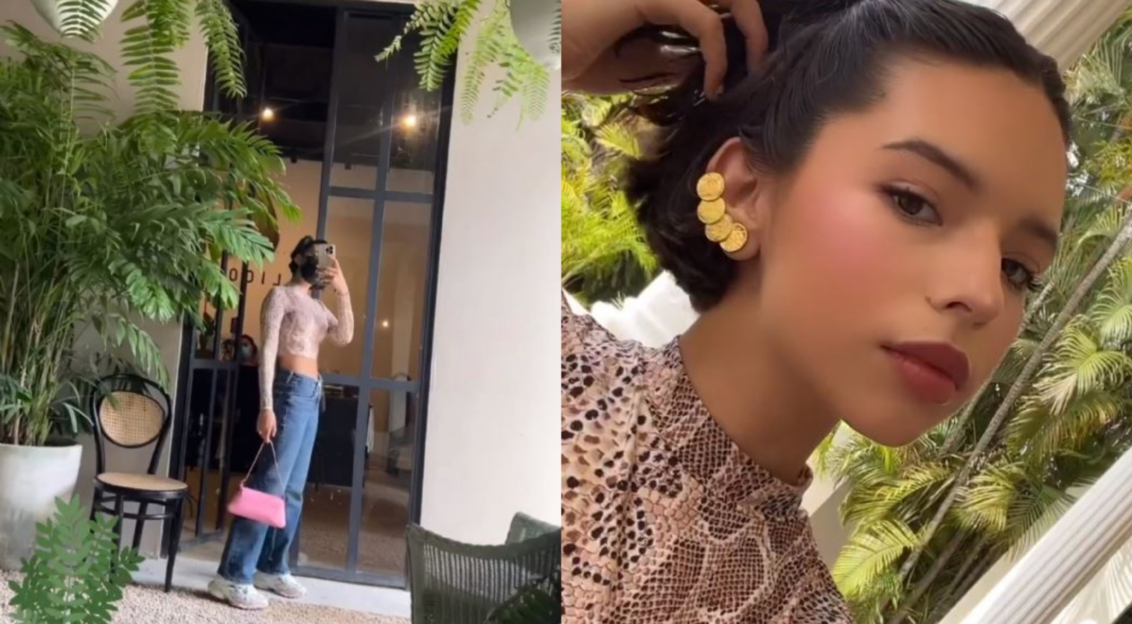 Ángela Aguilar visita varios sitios turísticos de Mérida