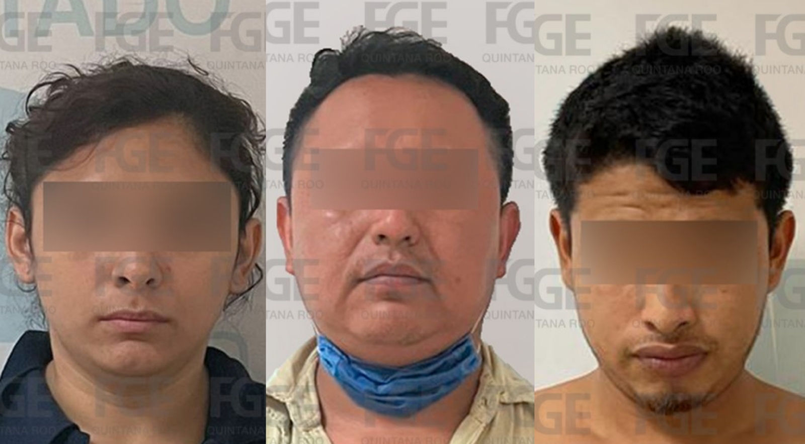 La Fiscalía Quintana Roo detuvo a cinco personas tras encontrar drogas y armas de fuego