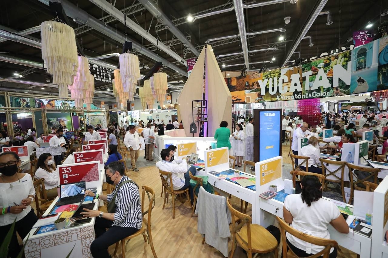 El pabellón de Yucatán del Tianguis Turístico en Acapulco fue de los más visitados