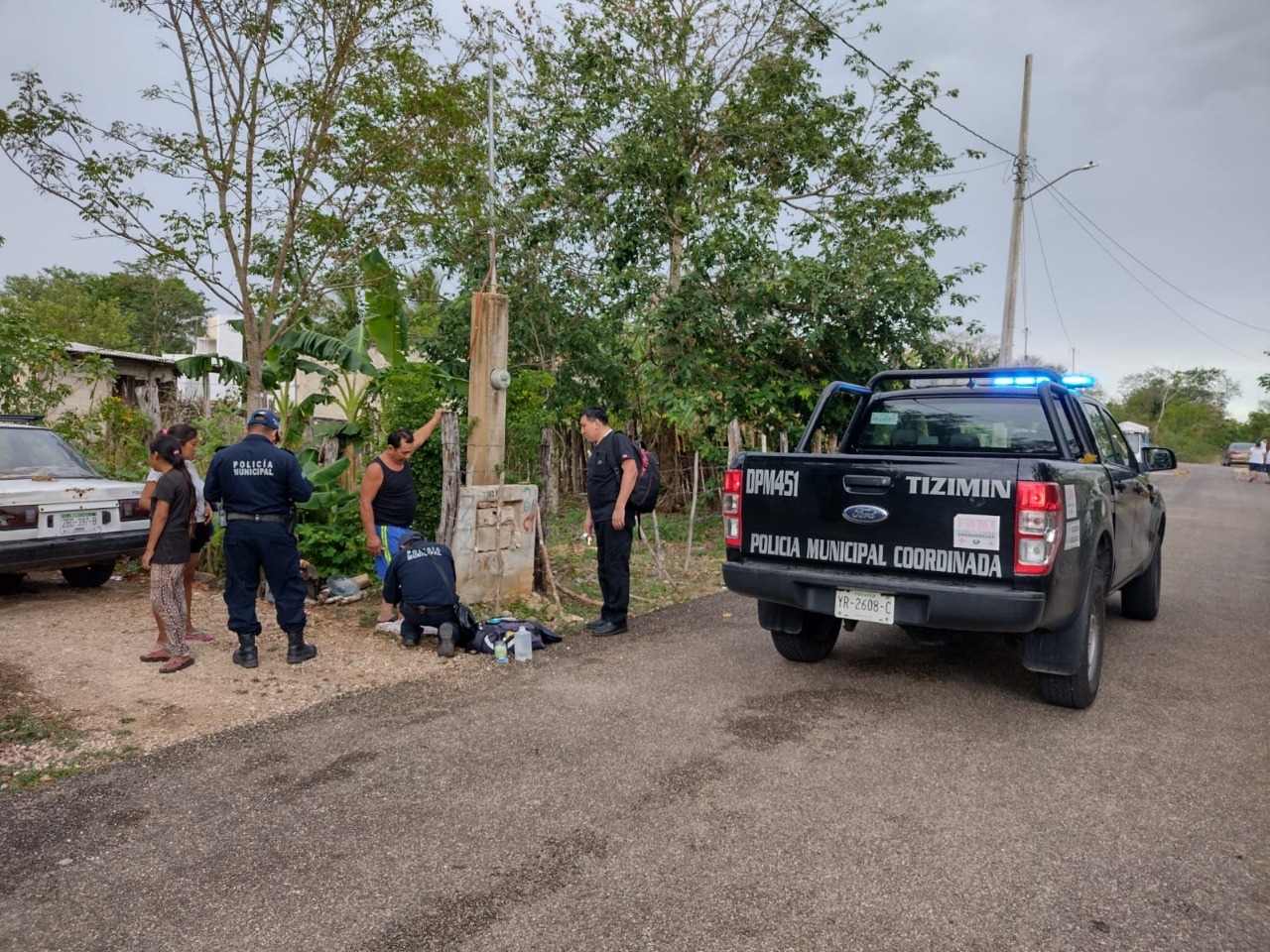 Hombre resulta herido tras romperse una sierra para cortar madera en Tizimín