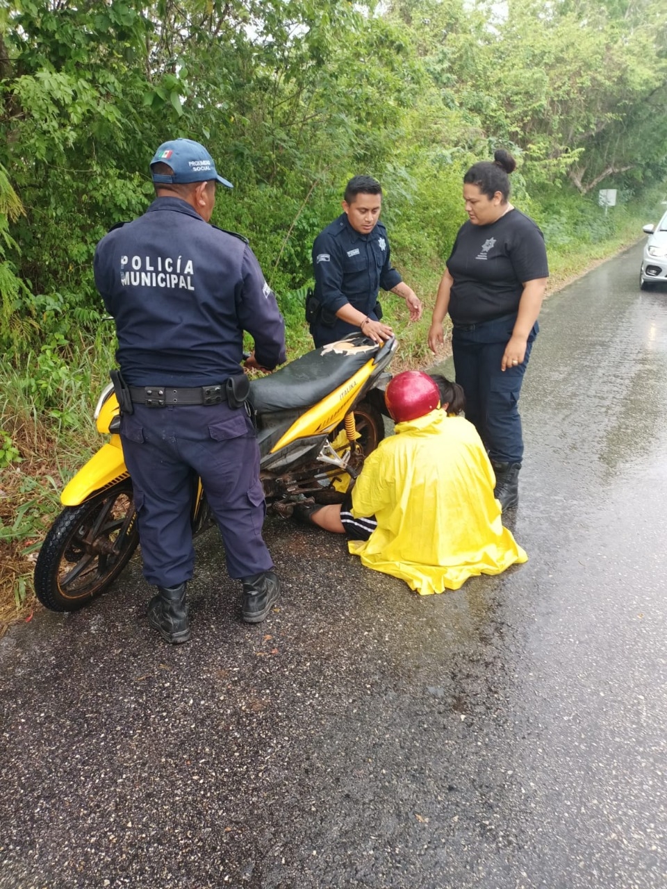 La policía local apoyó a ambas mujeres