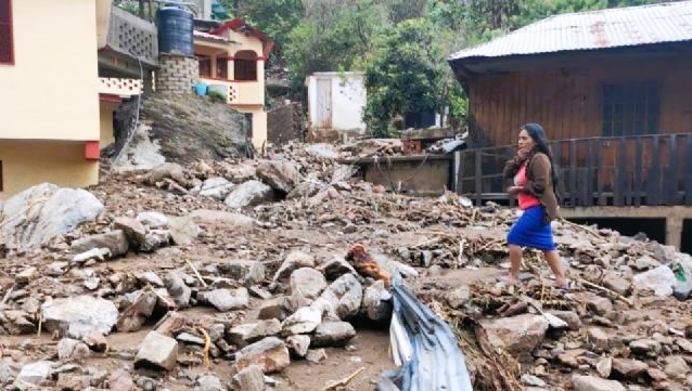 Los deslaves provocaron la muerte de dos personas. Foto: Especial