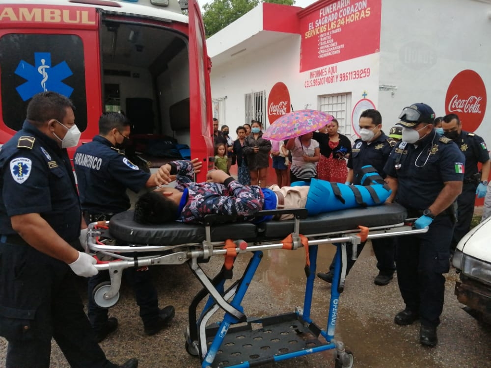 El responsable del accidente no respetó un señalamiento de alto