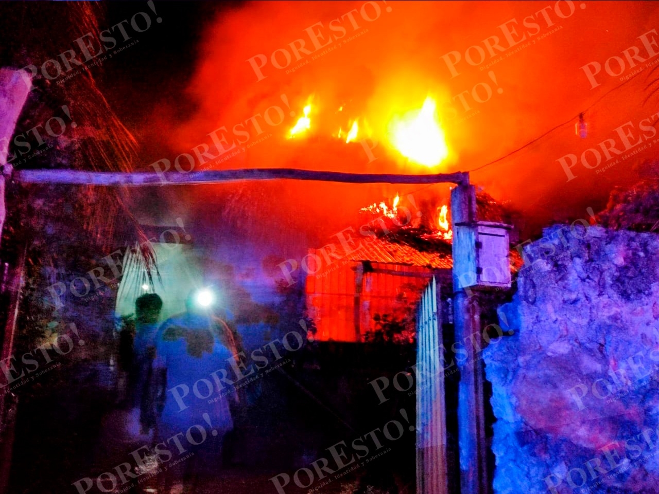 Según se dijo, el incendio fue provocado por una persona conocida por su adicción