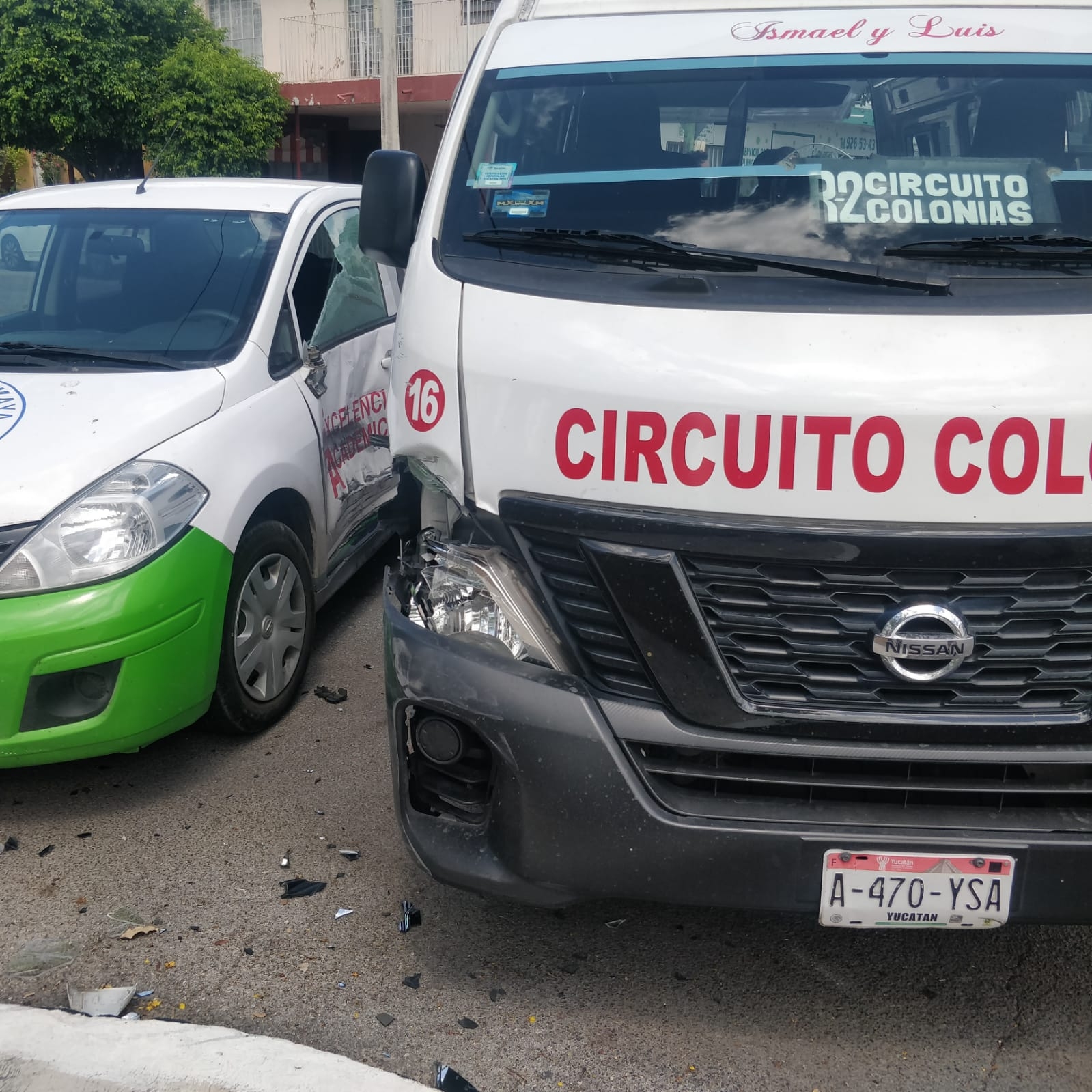 Las compañías de seguros resolvieron la situación tras chocar en Mérida Las compañías de seguros resolvieron la situación tras chocar en Mérida