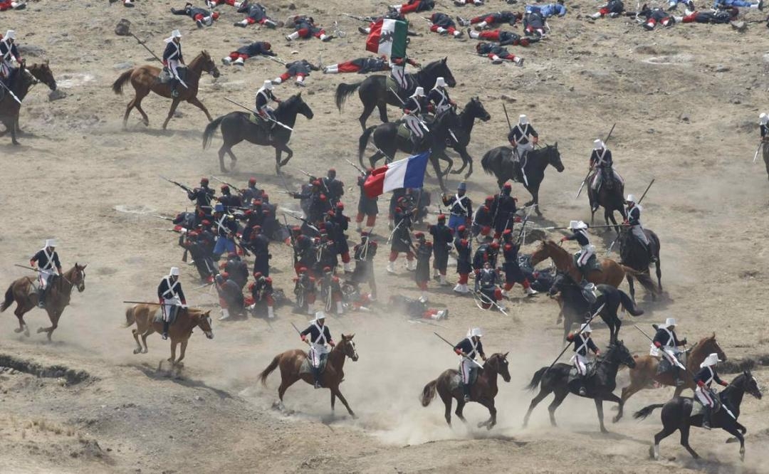 Durante la Batalla de Puebla, México luchó contra el ejército de Francia para evitar que tomaran al país Durante la Batalla de Puebla, México luchó contra el ejército de Francia para evitar que tomaran al país