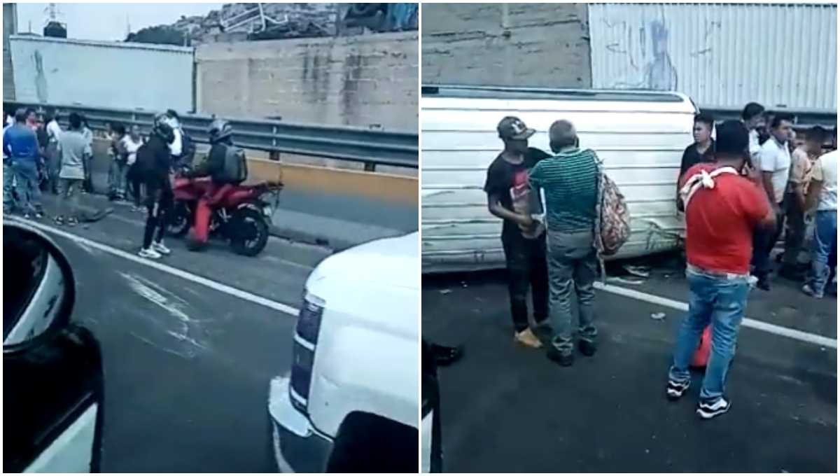 El accidente ocurrió alrededor de las 16:00 horas a la altura de la zona conocida como el Gallito El accidente ocurrió alrededor de las 16:00 horas a la altura de la zona conocida como el Gallito