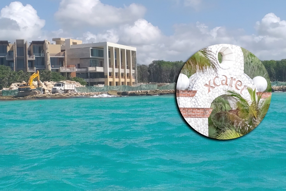 El Muelle 'Sol de Selva' de Grupo Xcaret en Playa del Carmen se construye cerca de una zona arrecifal y de la Reserva de la Biosfera del Caribe Mexicano