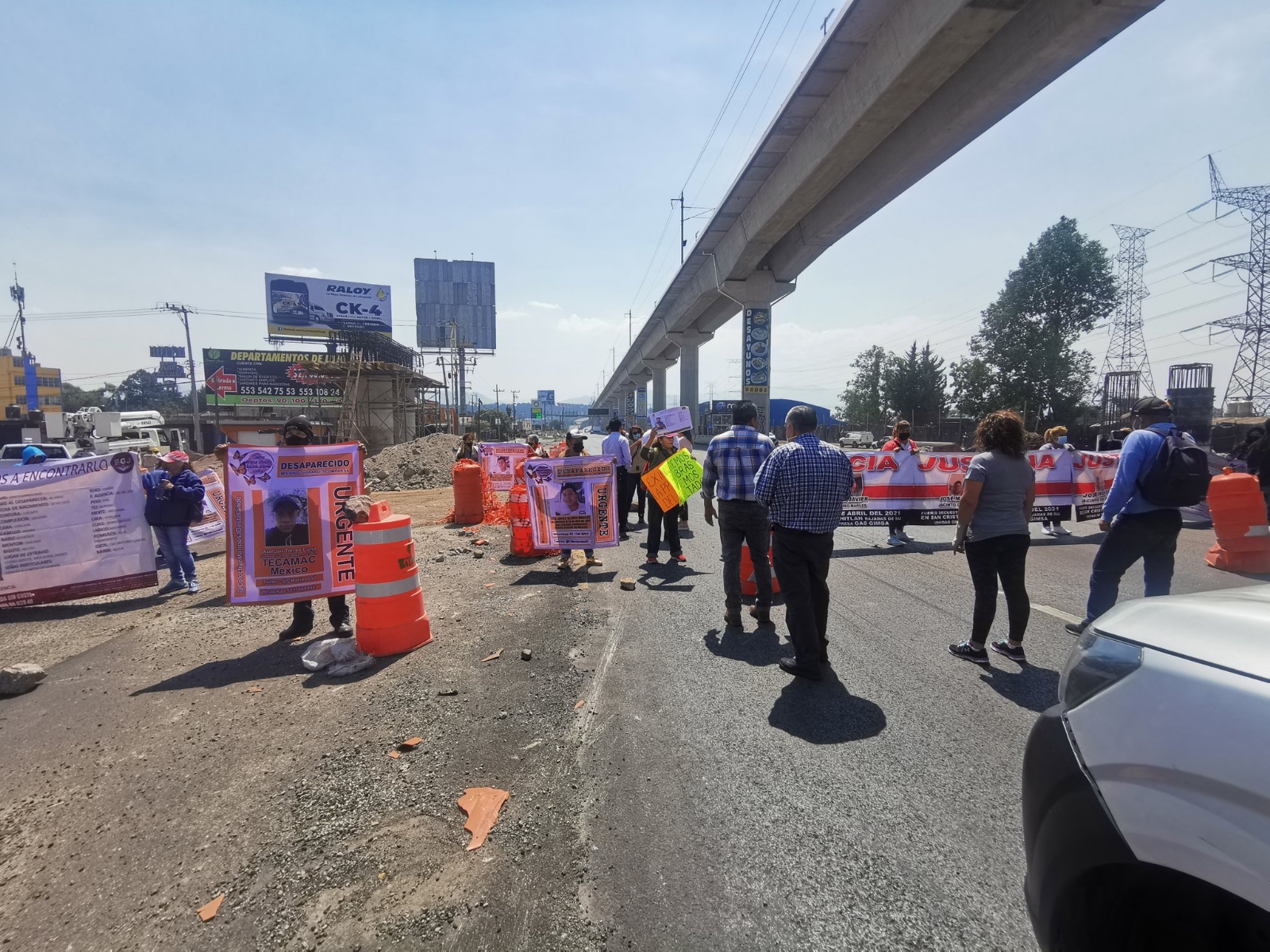 El cierre se registró desde las 12:00 horas de este jueves 5 de mayo.