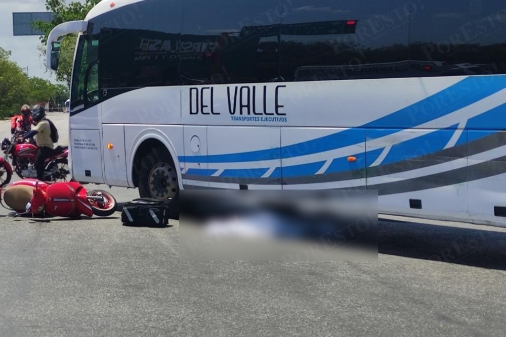 Mujer muere arrollada por un camión de la empresa Del Valle en Playa del Carmen