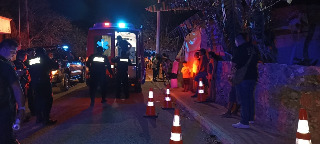 Al lugar llegaron elementos de la SSP y paramédicos para atender al vecino herido Al lugar llegaron elementos de la SSP y paramédicos para atender al vecino herido