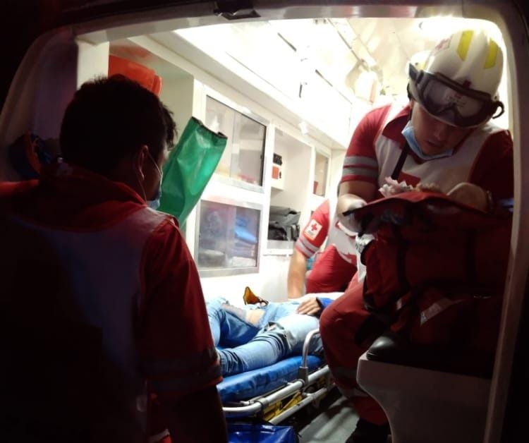 Hasta el momento se desconoce la identidad del herido, pues quedó conmocionado y no pudo identificarse Hasta el momento se desconoce la identidad del herido, pues quedó conmocionado y no pudo identificarse