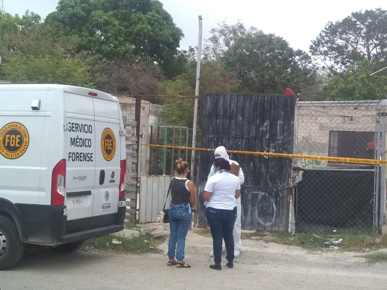 Al lugar llegaron elementos del Servicio Médico Forense para el levantamiento del cuerpo