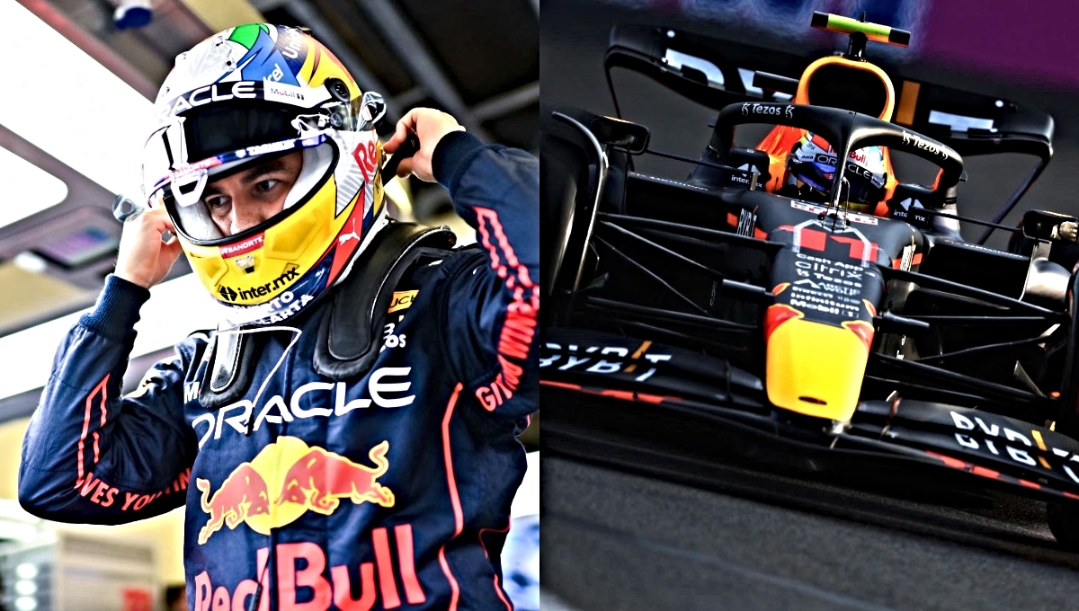 Sergio "Checo" Pérez arrancará segundo en el Gran Premio de Azerbaiyán, saldrá por detrás de Leclerc. Foto: Twitter @SChecoPerez Sergio "Checo" Pérez arrancará segundo en el Gran Premio de Azerbaiyán, saldrá por detrás de Leclerc. Foto: Twitter @SChecoPerez