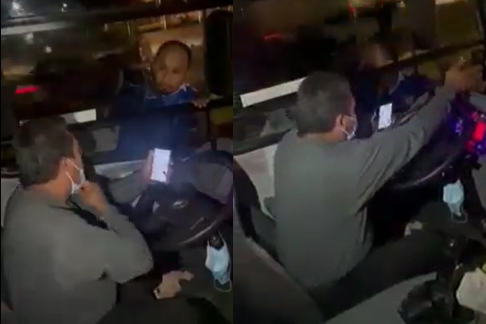 Los sujetos amenazaron con romper los cristales del autobús si el chofer no pagaba una cantidad de dinero, esto, en Tepoztlán