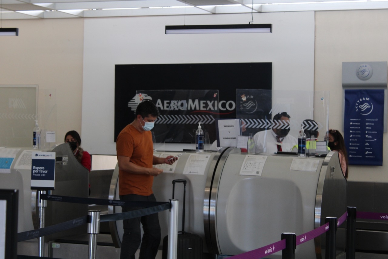 El vuelo arribó al aeropuerto de Campeche después de una hora
