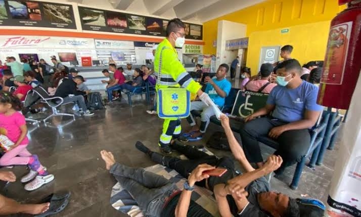 Los migrantes fueron detenidos por elementos de la SSP y de INM en Coahuila Los migrantes fueron detenidos por elementos de la SSP y de INM en Coahuila