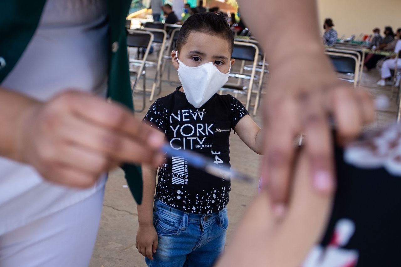 La Secretaría de Salud abrió la séptima etapa de vacunación anticovid, en la cual se inmunizará a niños de entre cinco y 11 años de edad