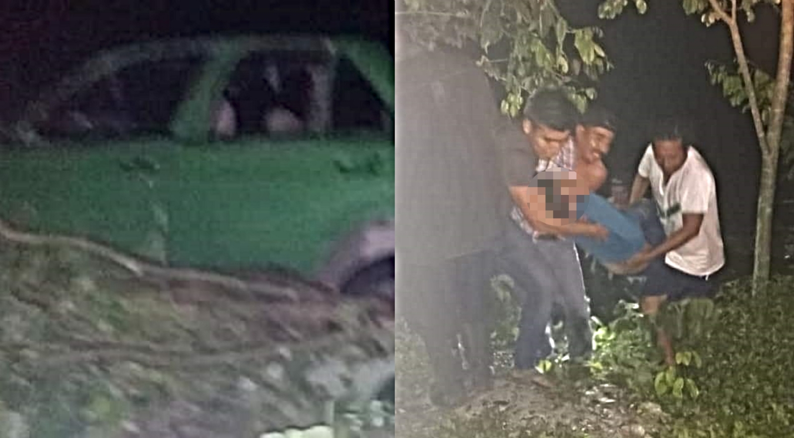 Pobladores cercanos a la vía El Sacrificio-Cibalito intentaron apoyar a los dos jóvenes heridos Pobladores cercanos a la vía El Sacrificio-Cibalito intentaron apoyar a los dos jóvenes heridos