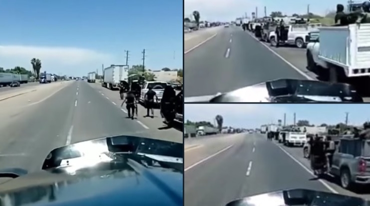 Sujetos armados fueron vistos en la carretera Nogales - México Sujetos armados fueron vistos en la carretera Nogales - México
