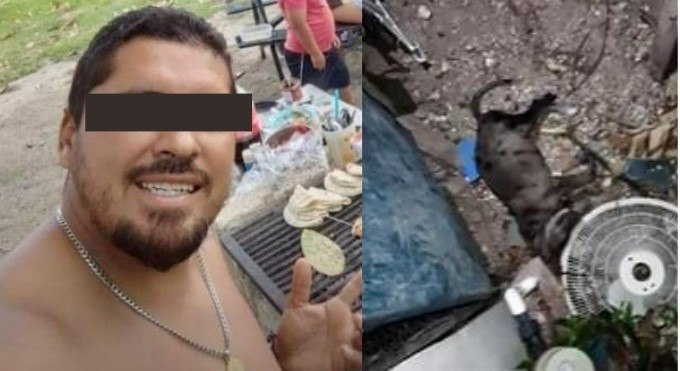 El señalado fue identificado como Rasen R y al parecer se encuentra prófugo. Foto: Especial