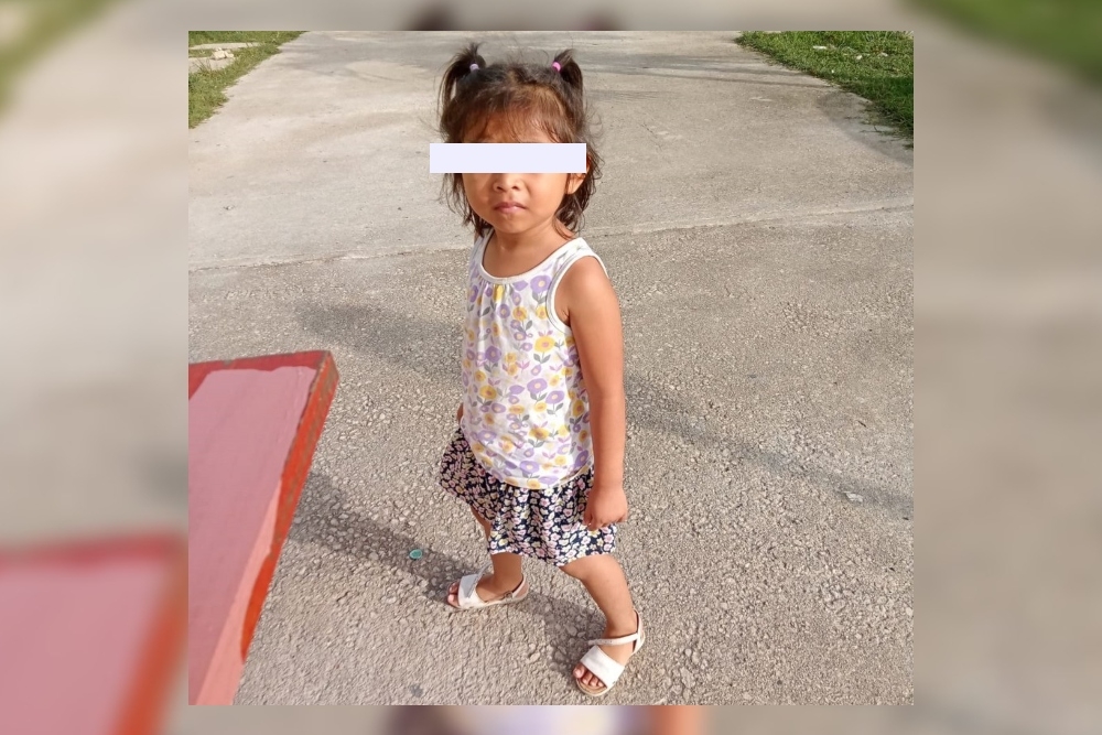 La menor fue encontrada por una vecina cuando caminaba sin compañía de un adulto en calles de Playa del Carmen, siendo resguardada por el Geavig La menor fue encontrada por una vecina cuando caminaba sin compañía de un adulto en calles de Playa del Carmen, siendo resguardada por el Geavig