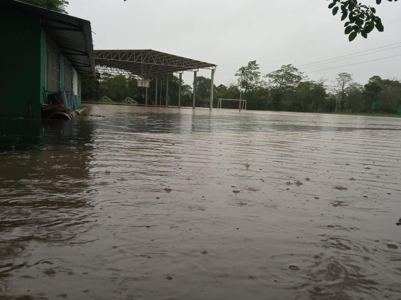 Así quedó un plantel en Guerrero. Foto: Twitter @Jesus_Villa_Veg