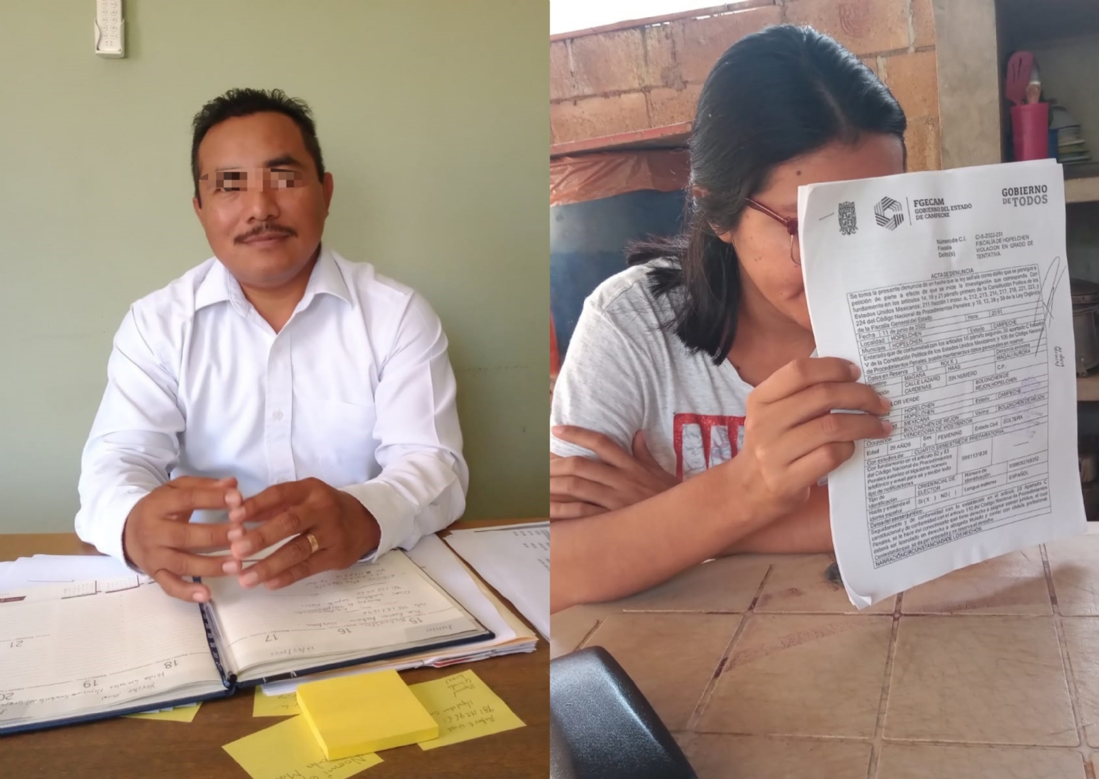 Magali A.M.H., de 25 años, narró los hechos y mostró la denuncia para exigir pronta justicia
