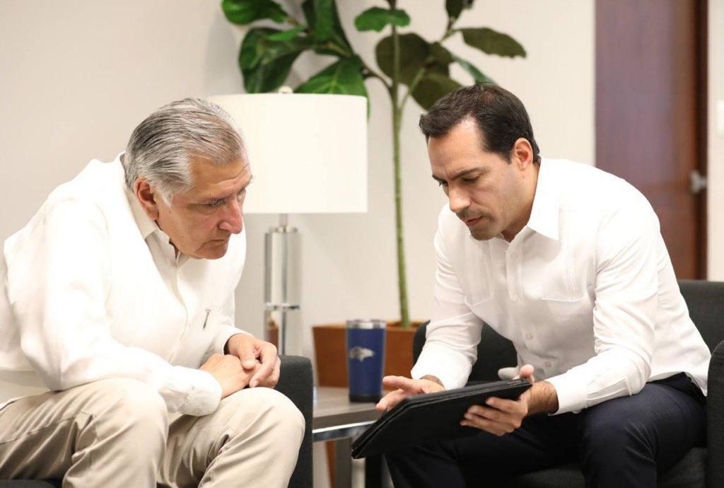 El secretario de Gobernación, Adán Augusto López, se encuentra realizando una gira de trabajo en Yucatán