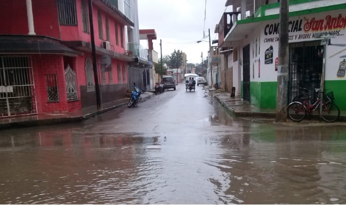 Una fuerte lluvia afectó a la Colonia Miraflores que dejó sin energía eléctrica Una fuerte lluvia afectó a la Colonia Miraflores que dejó sin energía eléctrica
