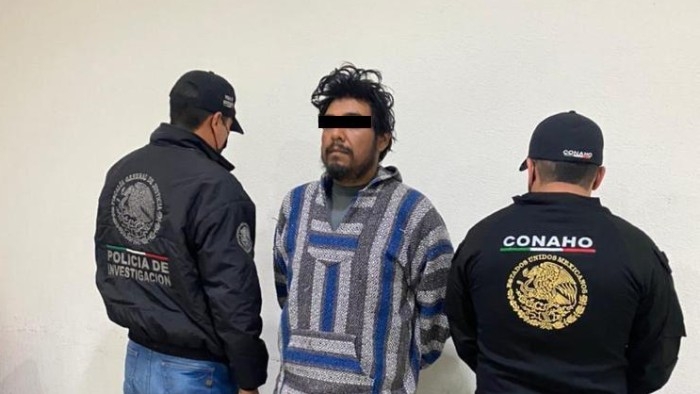 Detienen a presunto feminicida de una menor en el Estado de México